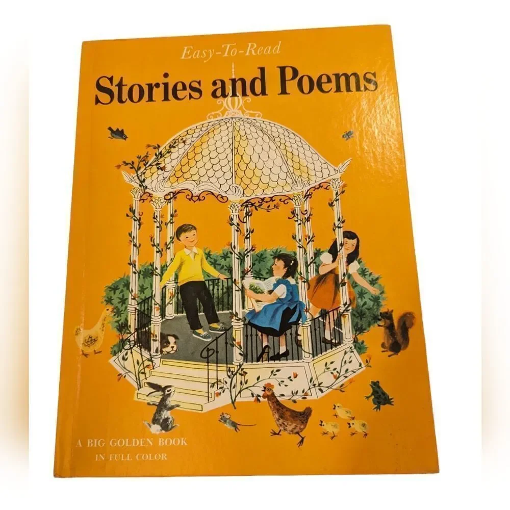 Vintage 50s children's  Golden‎ Book Stories and Poems vintage book